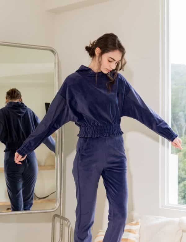 Plush Velour Pullover