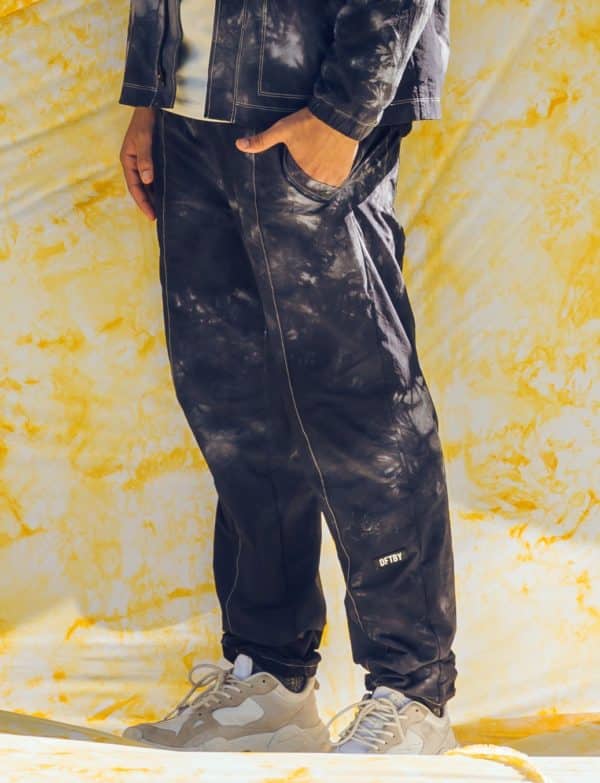 Natural Tie-Dye Woven Pants