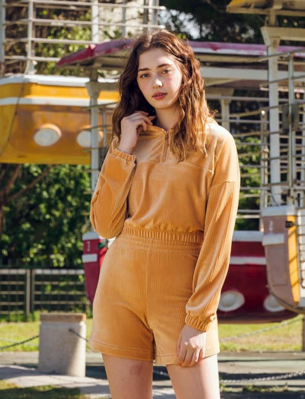 Newtro Knit Corduroy Hoodie
